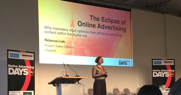 Rebecca Lieb, Native Advertising.