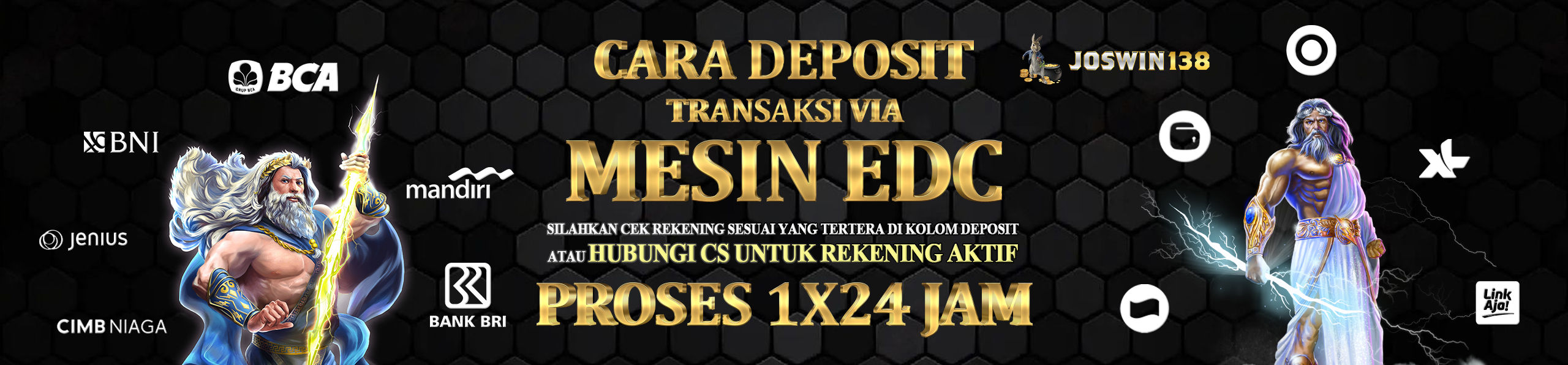 Deposit EDC Proses 1x24 Jam