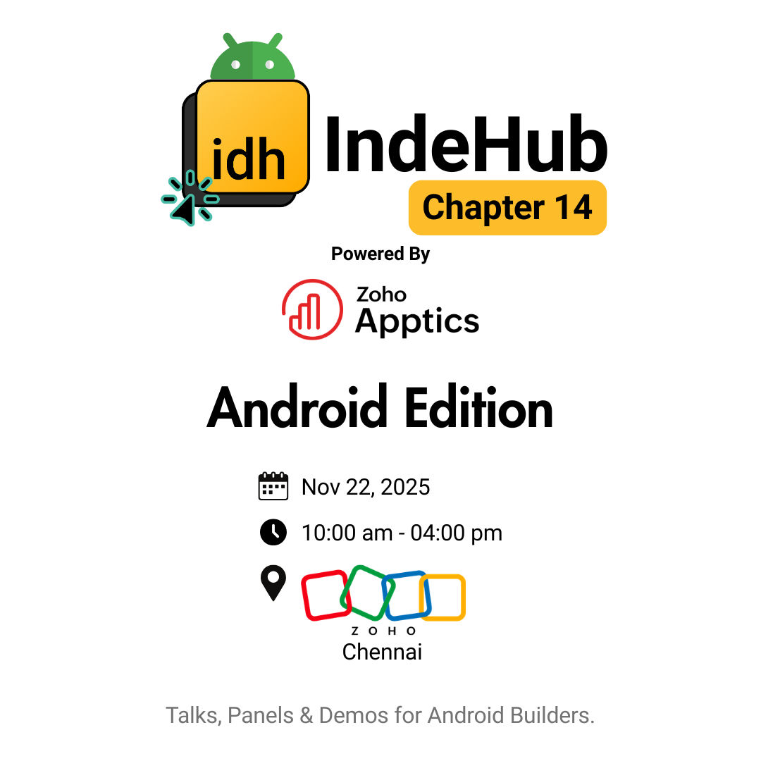 Attendees at IndeHub Chapter 14: Android Edition