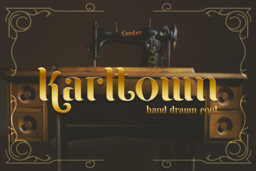 Karltown - Handdrawn Font