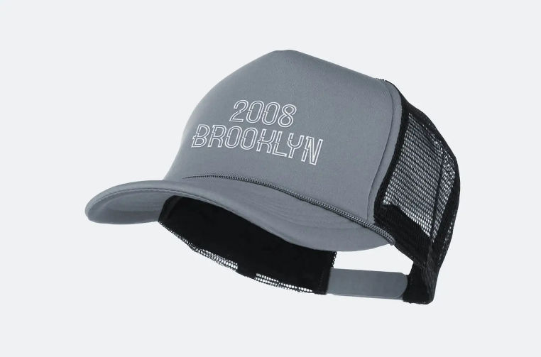 Sample Merchandise Design on Cap Using Carlitos Font