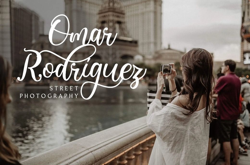 Virgiluna Font for Photograph