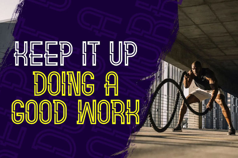 Sample of Carlitos Font Application for Social Media Content Design