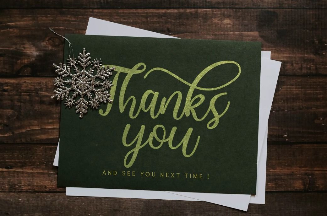 Virgiluna on Thank You Card Design