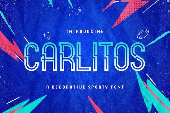 Carlitos Font: a Vigorous Font to Ignite Your Sportsmanship 