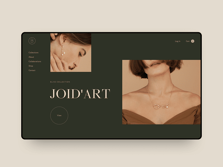 Minimalism—2024 design trend, art by Olga Pisavera