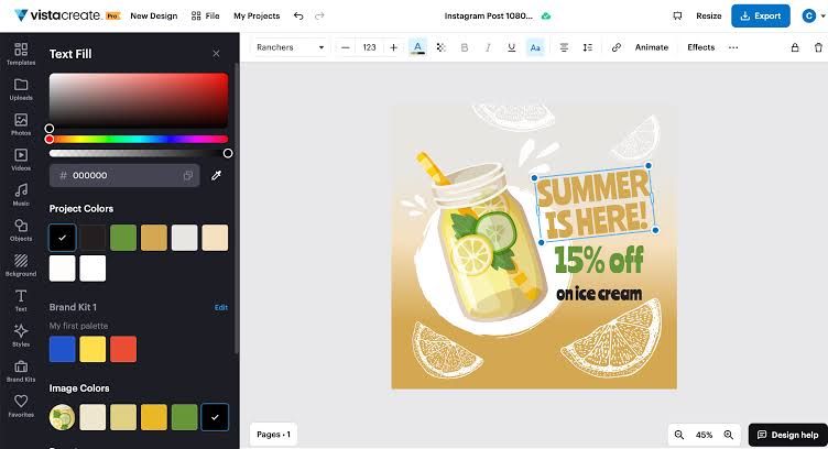 Best Graphic Design Software for Beginners: VistaCreate