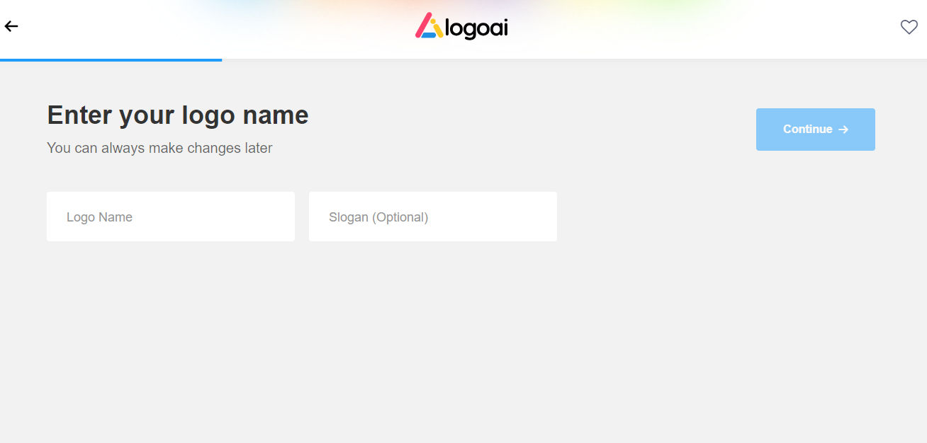 LogoAI’s Front Page