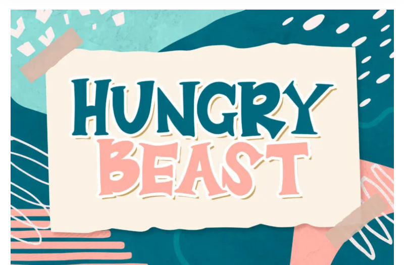 Hungry Beast – Playful Display Font