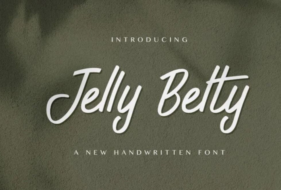 Jelly Belty A New Handwritten Font