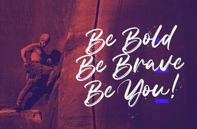 Brush font for adventure quotes, Celine Fram