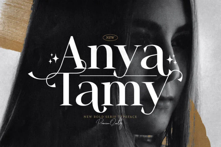 Anya Tamy New Bold Serif Font