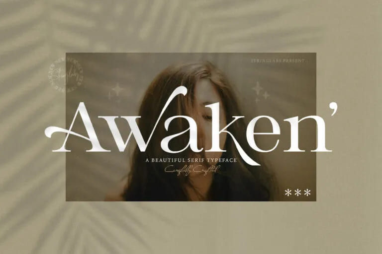 Awaken Beautiful Serif Font