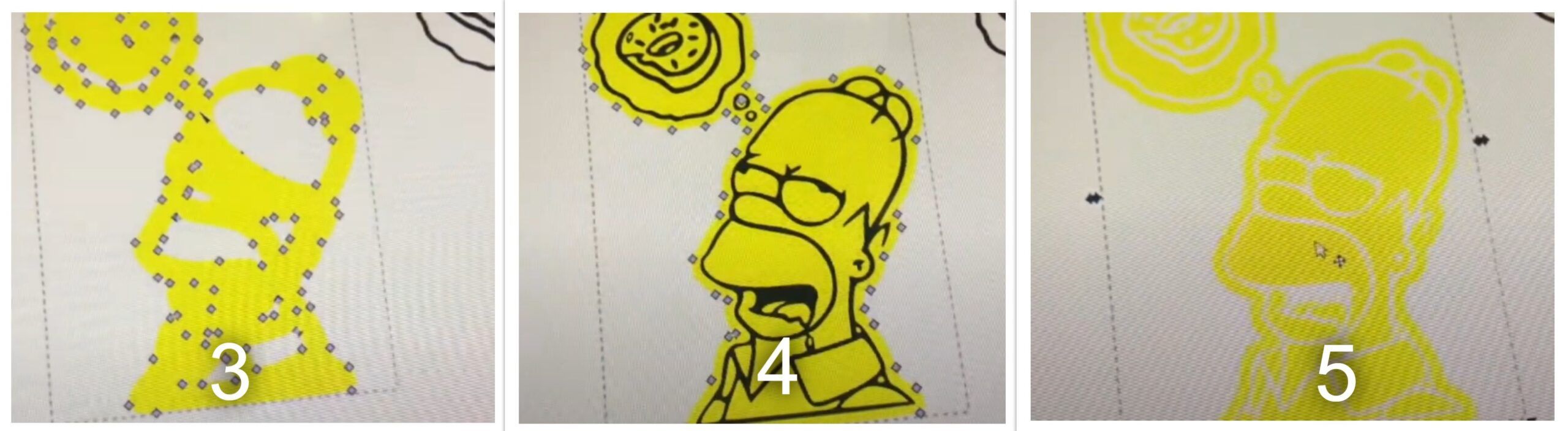 Adjusting the image outline