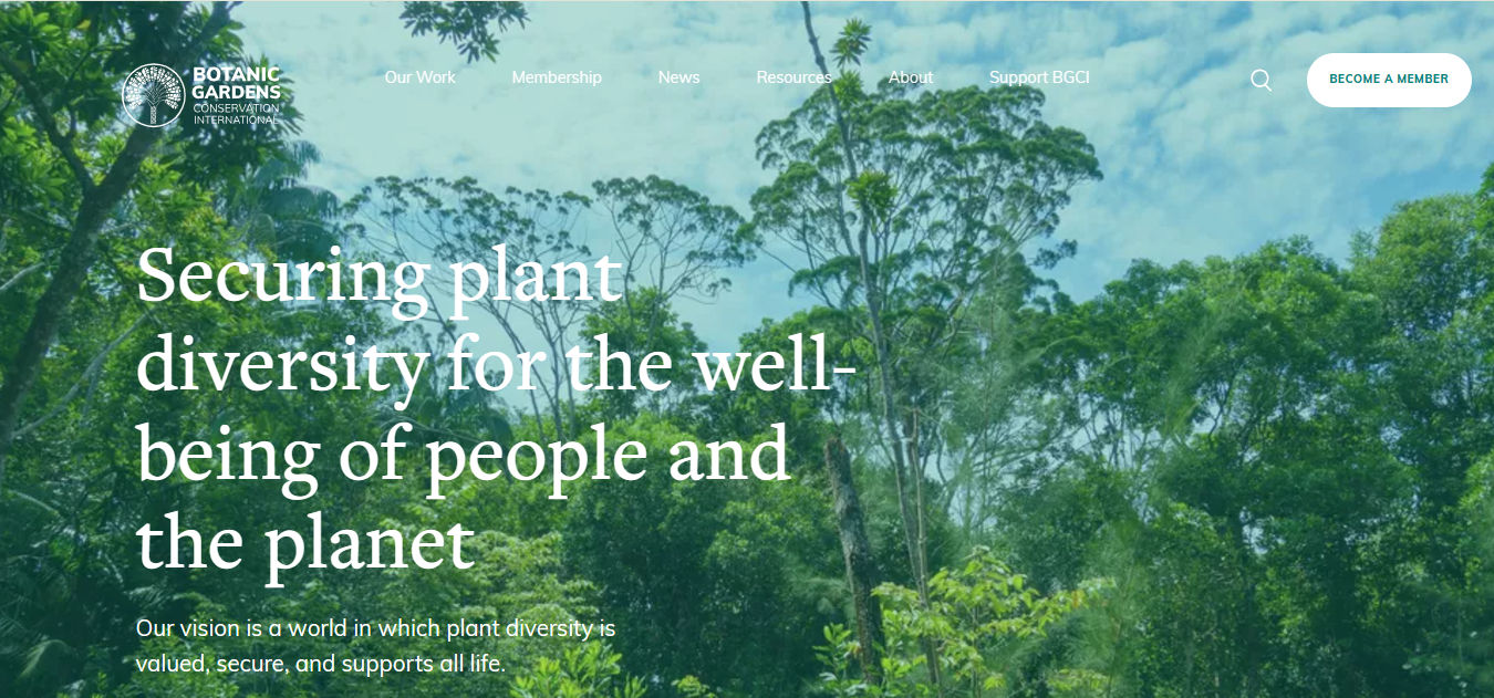 1. Botanic Gardens Conservation International