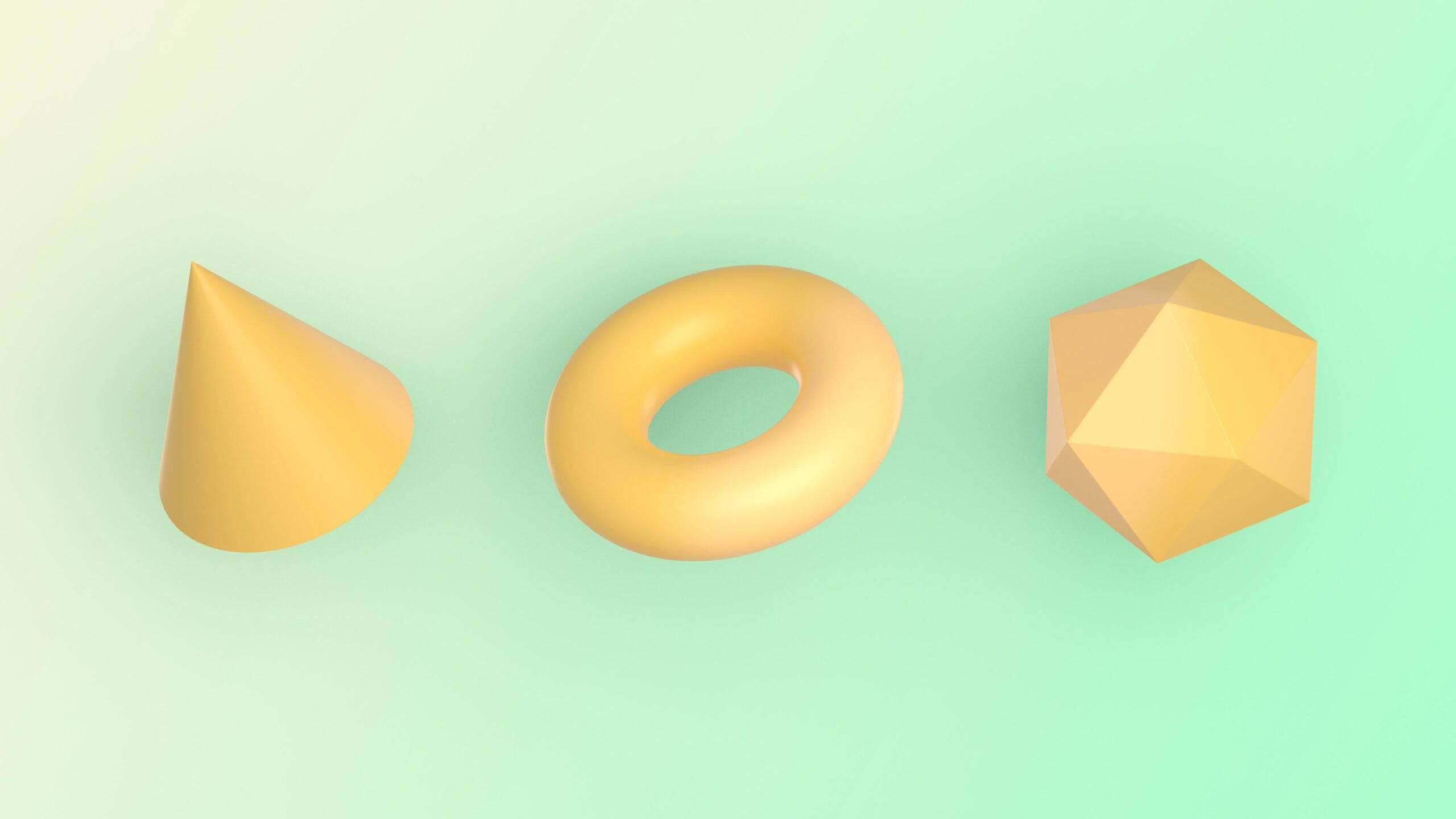 simple 3D shapes