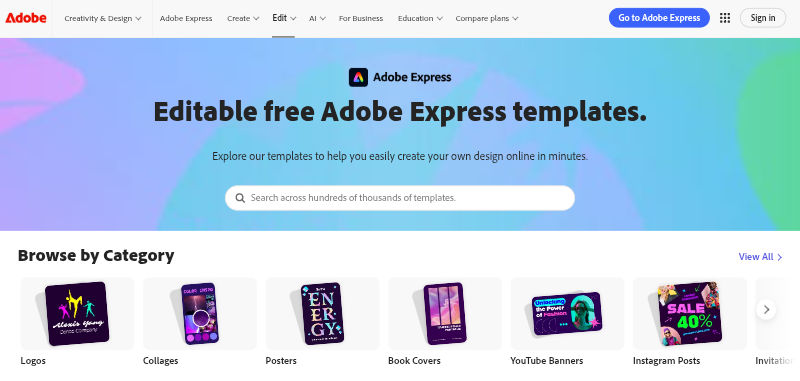 Adobe Express Template