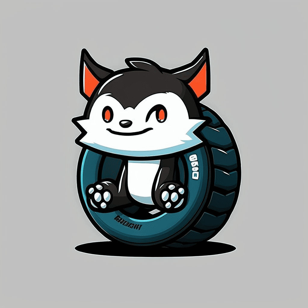 An AI-generated image of a mascot or animal-themed logo design