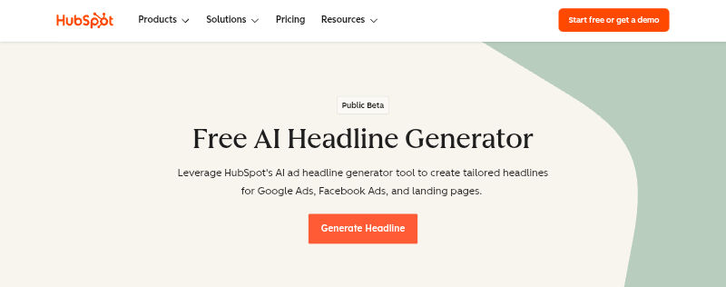 HubSpot Campaign Assistant Homepage