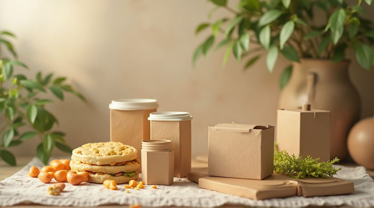 AI-generated image of food packaging design variations