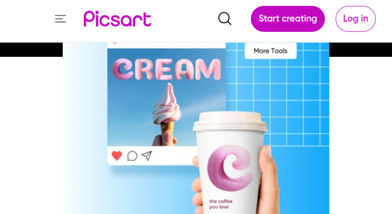 PicsArt AI Text Font Style Homepage