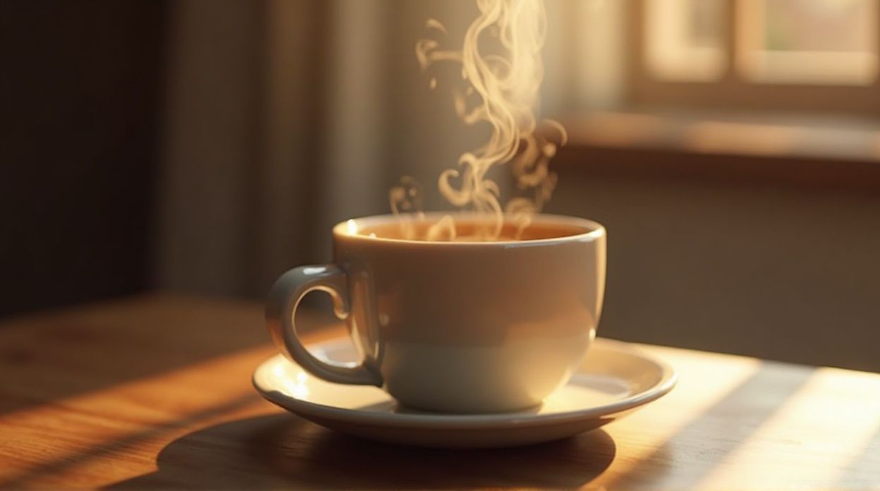 AI-generated image of a cup of coffee