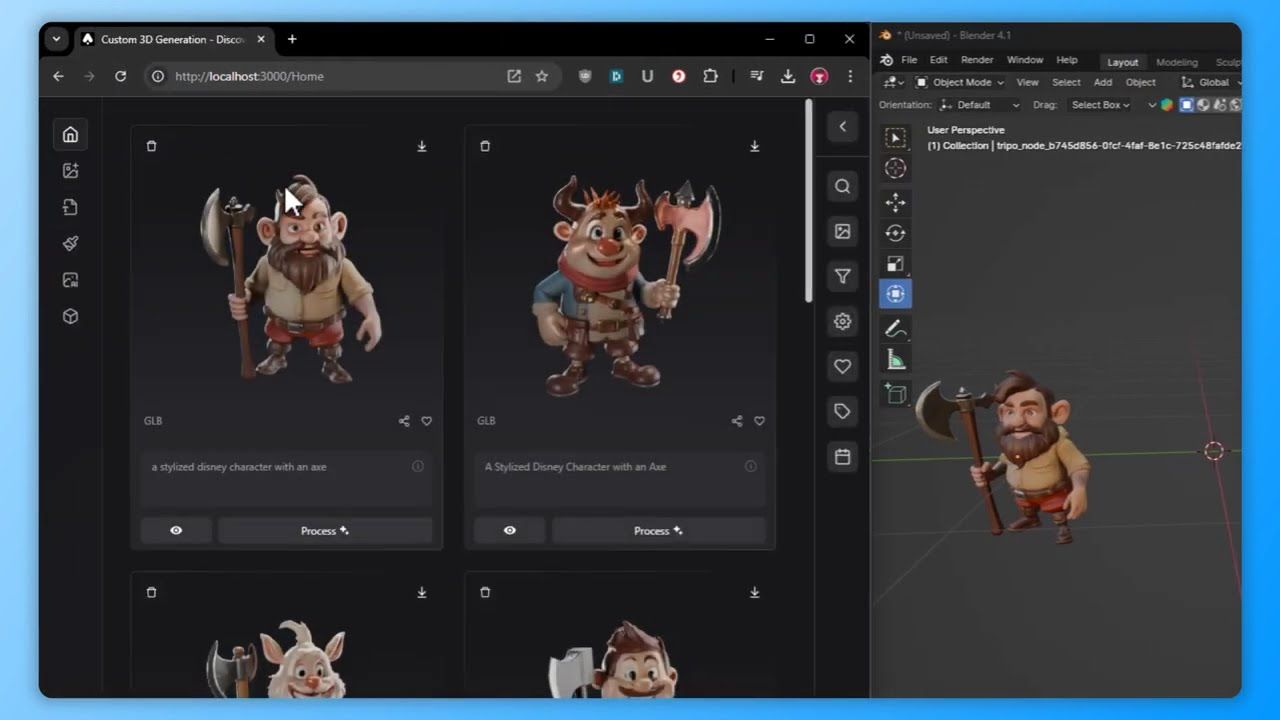 3D AI Studio Visual