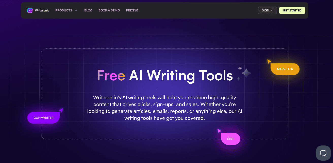 Writesonic AI Writing Assistant