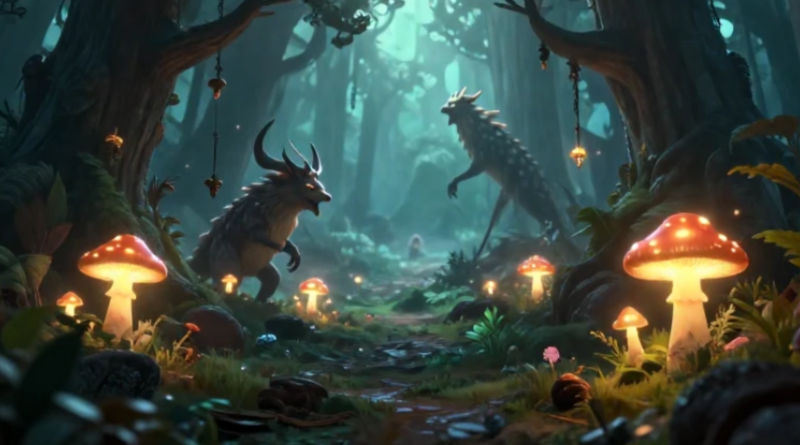 the imagery of a magical realm