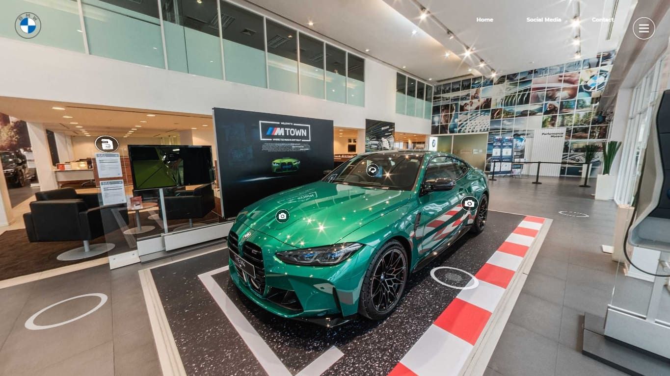 BMW Virtual Viewer 360° dealership tour