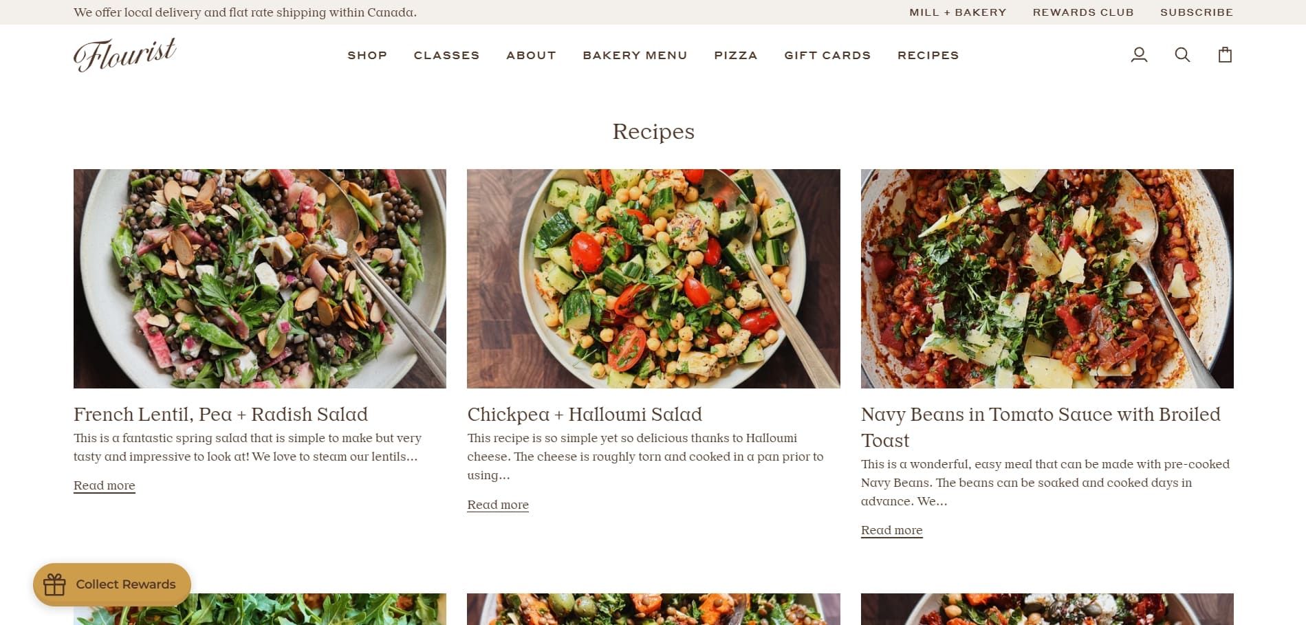 Flourist website blog