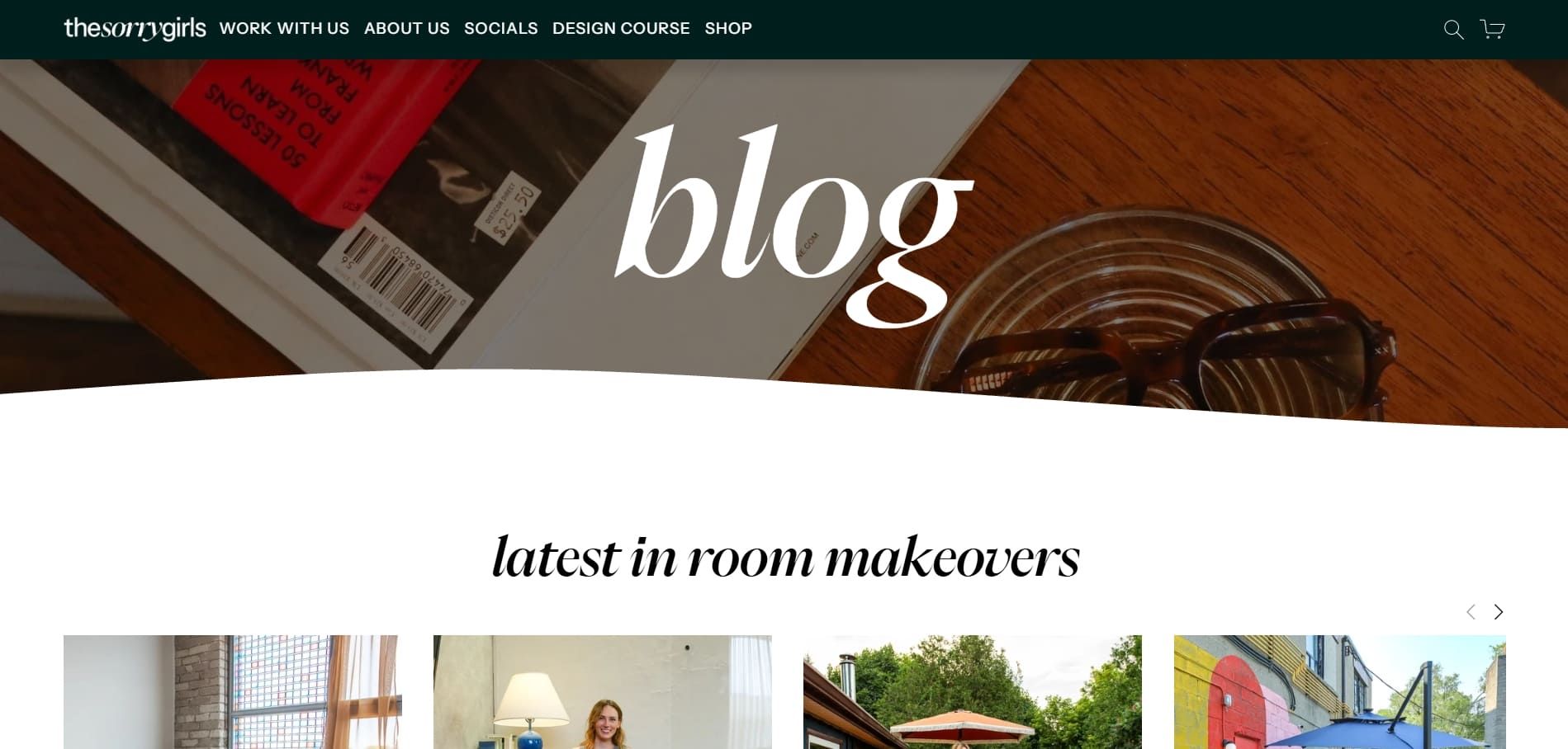 The Sorry Girls website blog