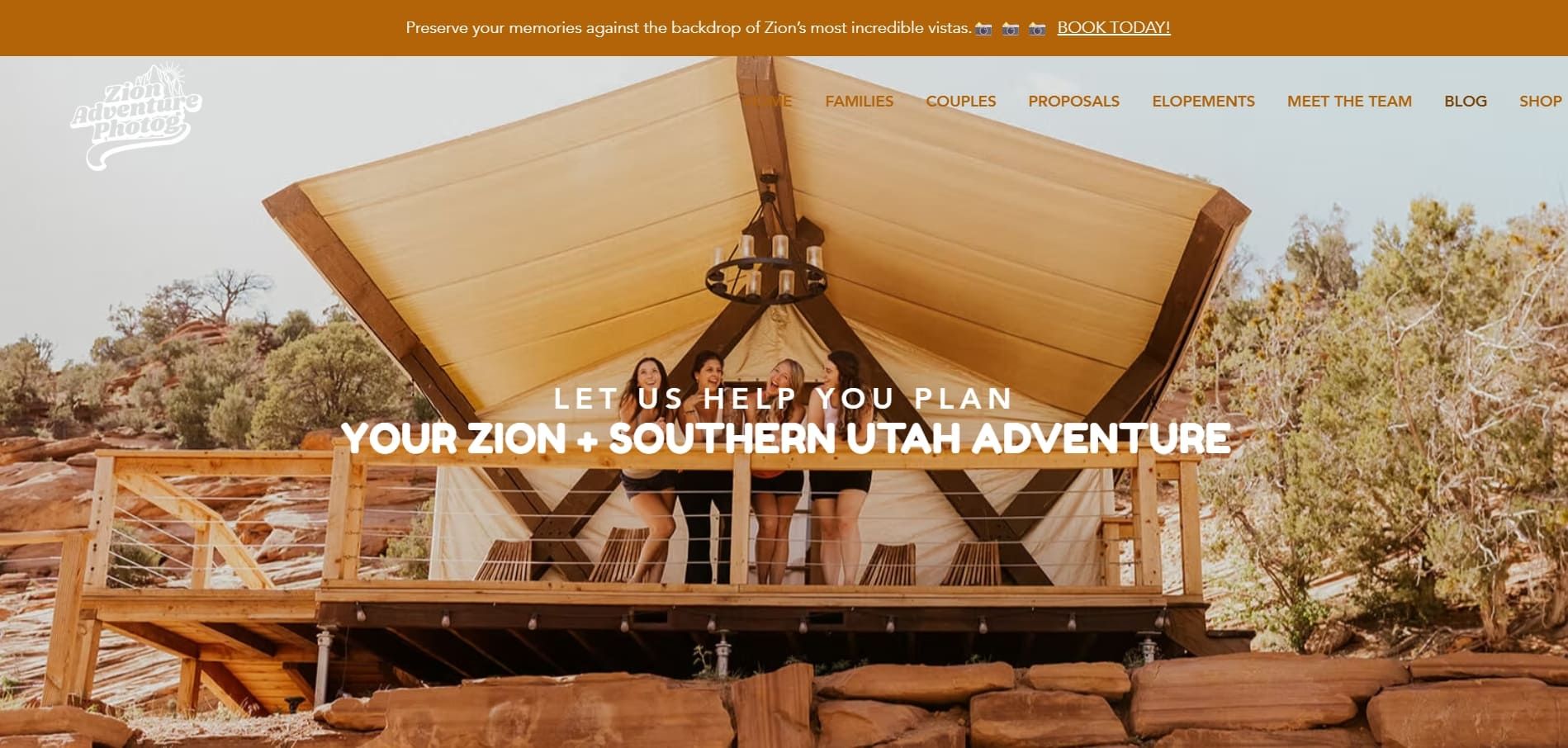 Zion Adventure Photog website blog