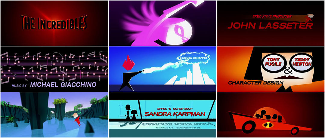 The Incredibles’ end credits