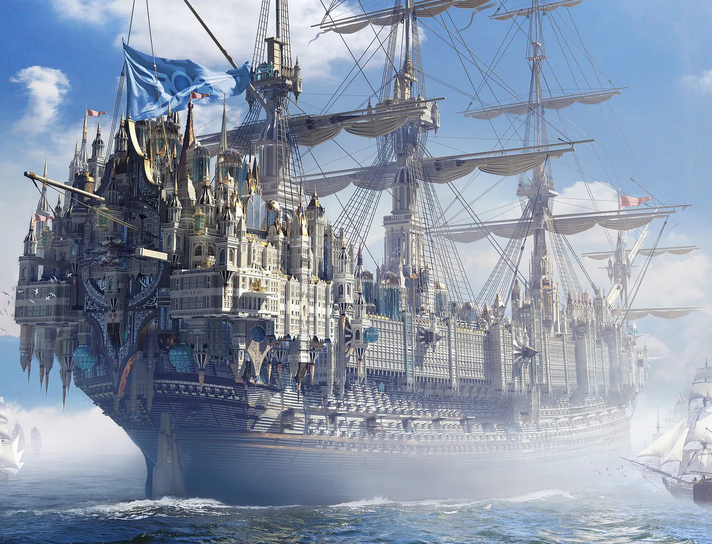 5 Victorian Megaship