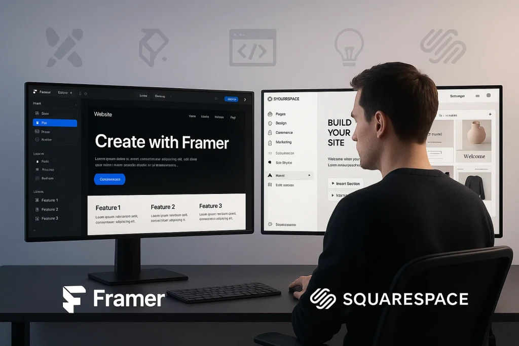 Comparing Framer and Squarespace
