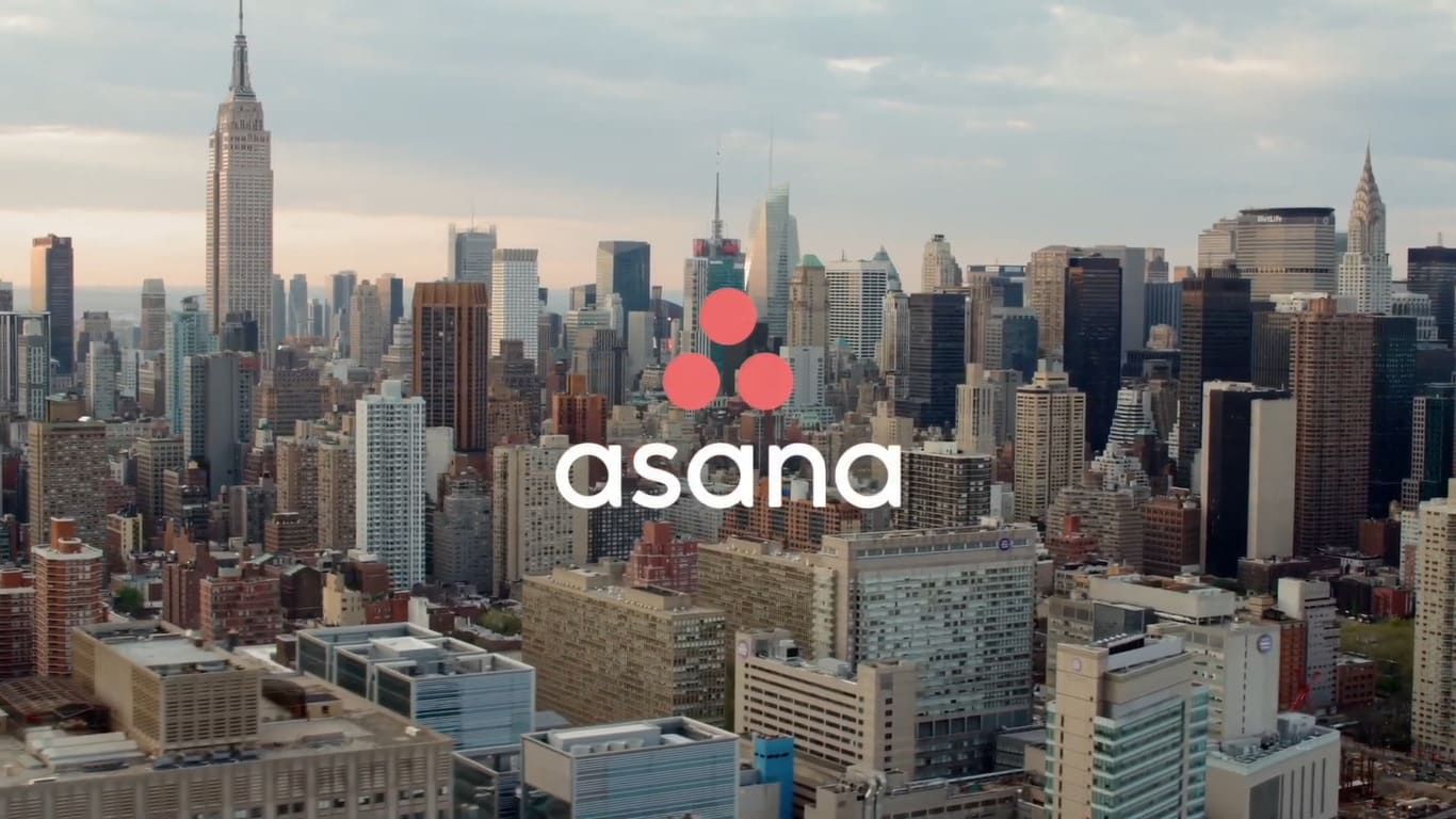 A screenshot of Asana’s B2B video marketing
