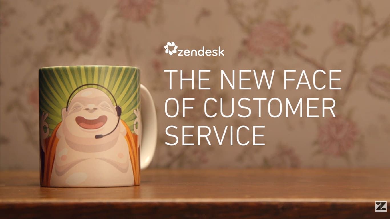 A screenshot of Zendesk’s marketing video