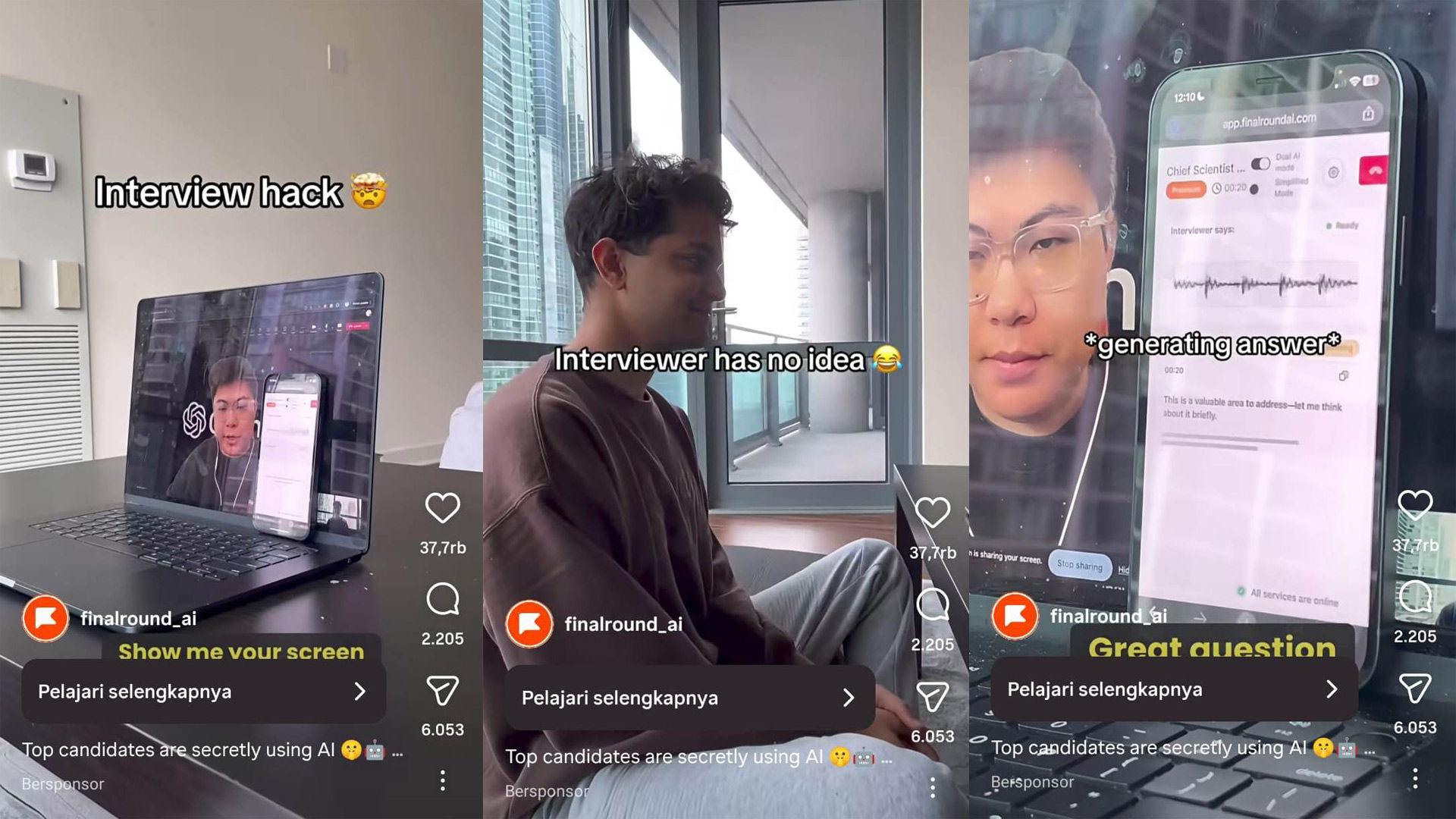Final Round AI Instagram ad