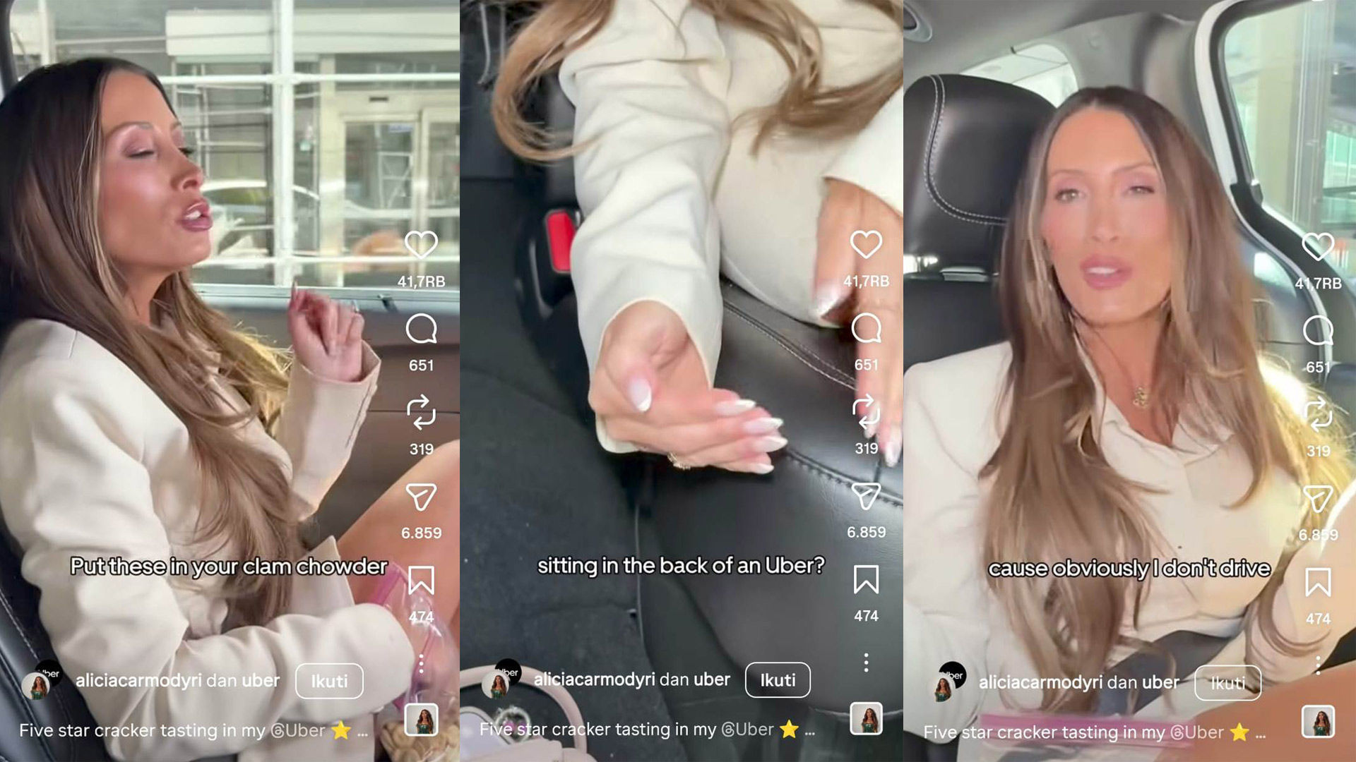 Uber Instagram ad