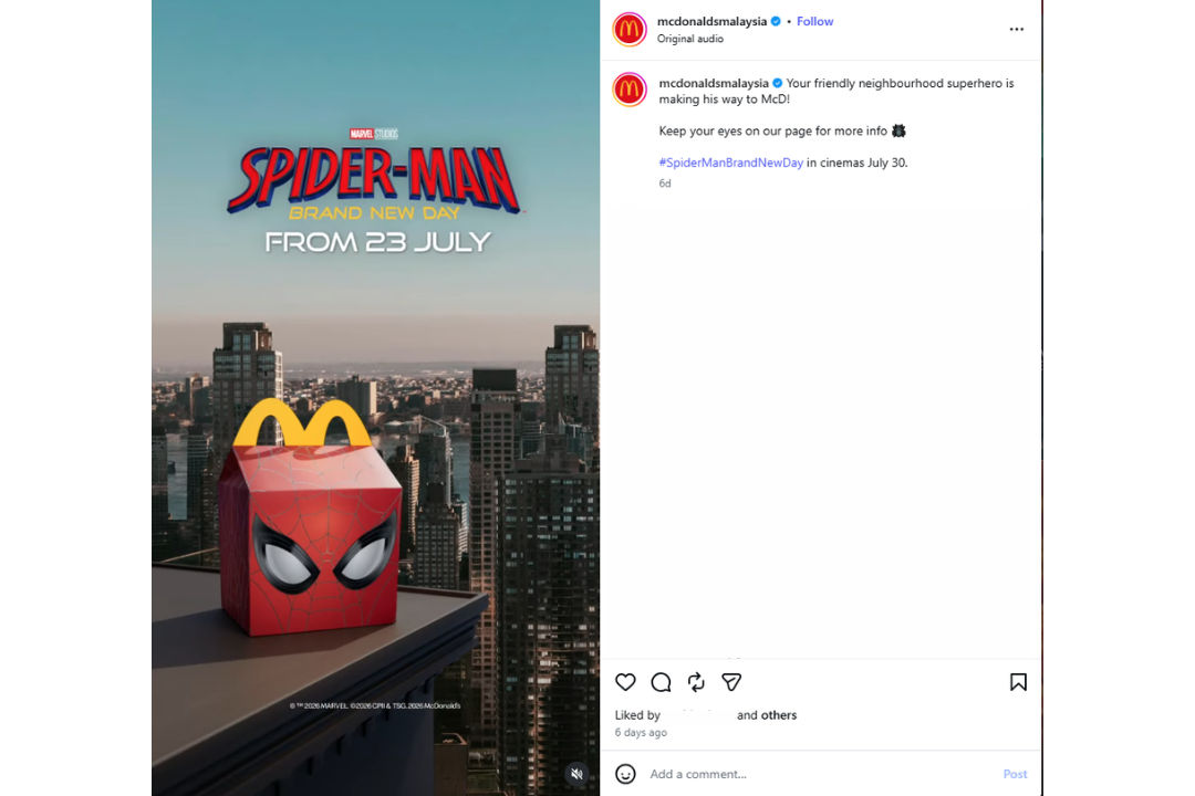 McDonald’s Collaboration with Spider-Man