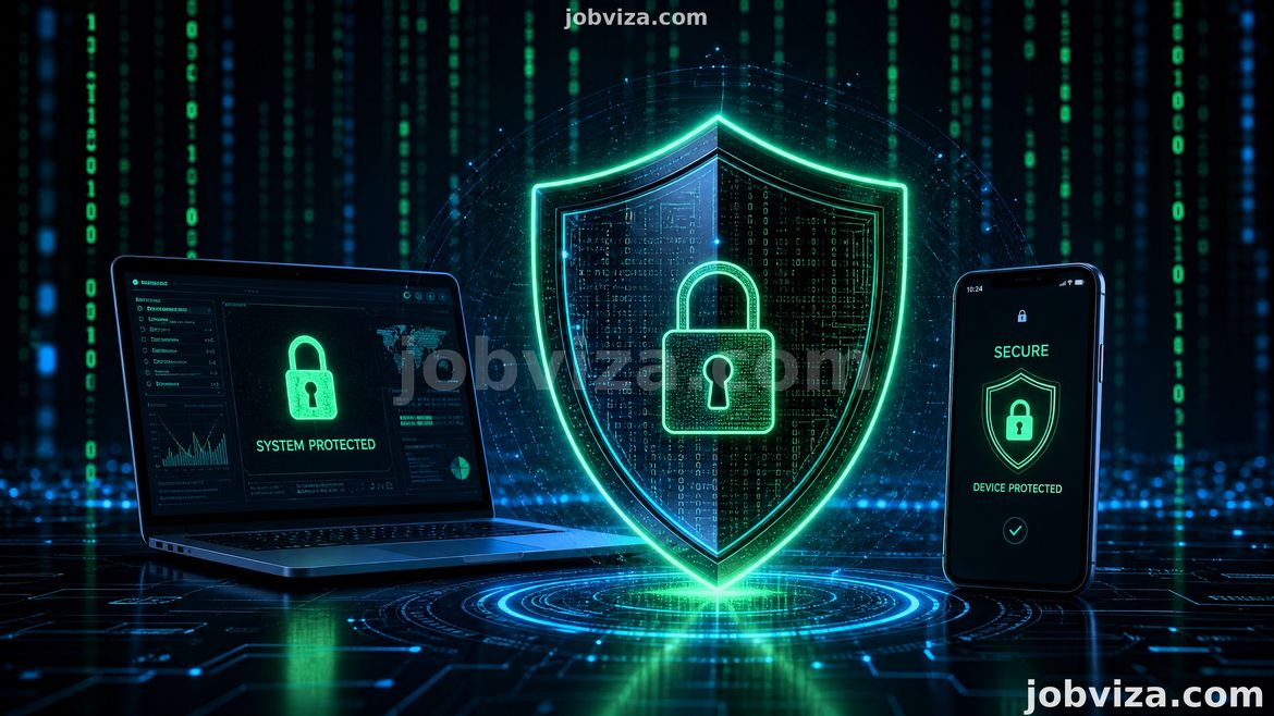 Nigerian security analyst at a screen, cybersecurity jobs in Nigeria