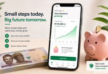 Person checking an investment app for micro-investing in Nigeria
