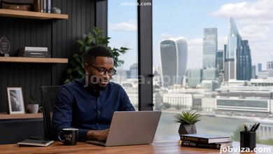 Nigerian professional on a video call doing remote jobs in Nigeria