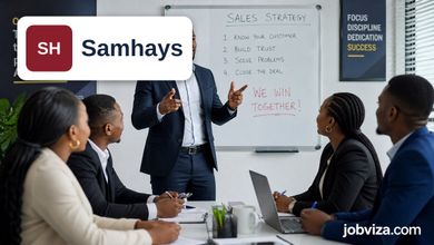 Nigerian sales professional applying for Samhays Ltd recruitment 2026 Sales Team Lead role