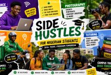 Nigerian student earning from side hustles for students on campus