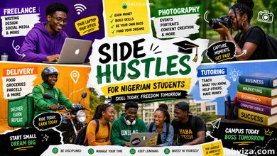 Nigerian student earning from side hustles for students on campus