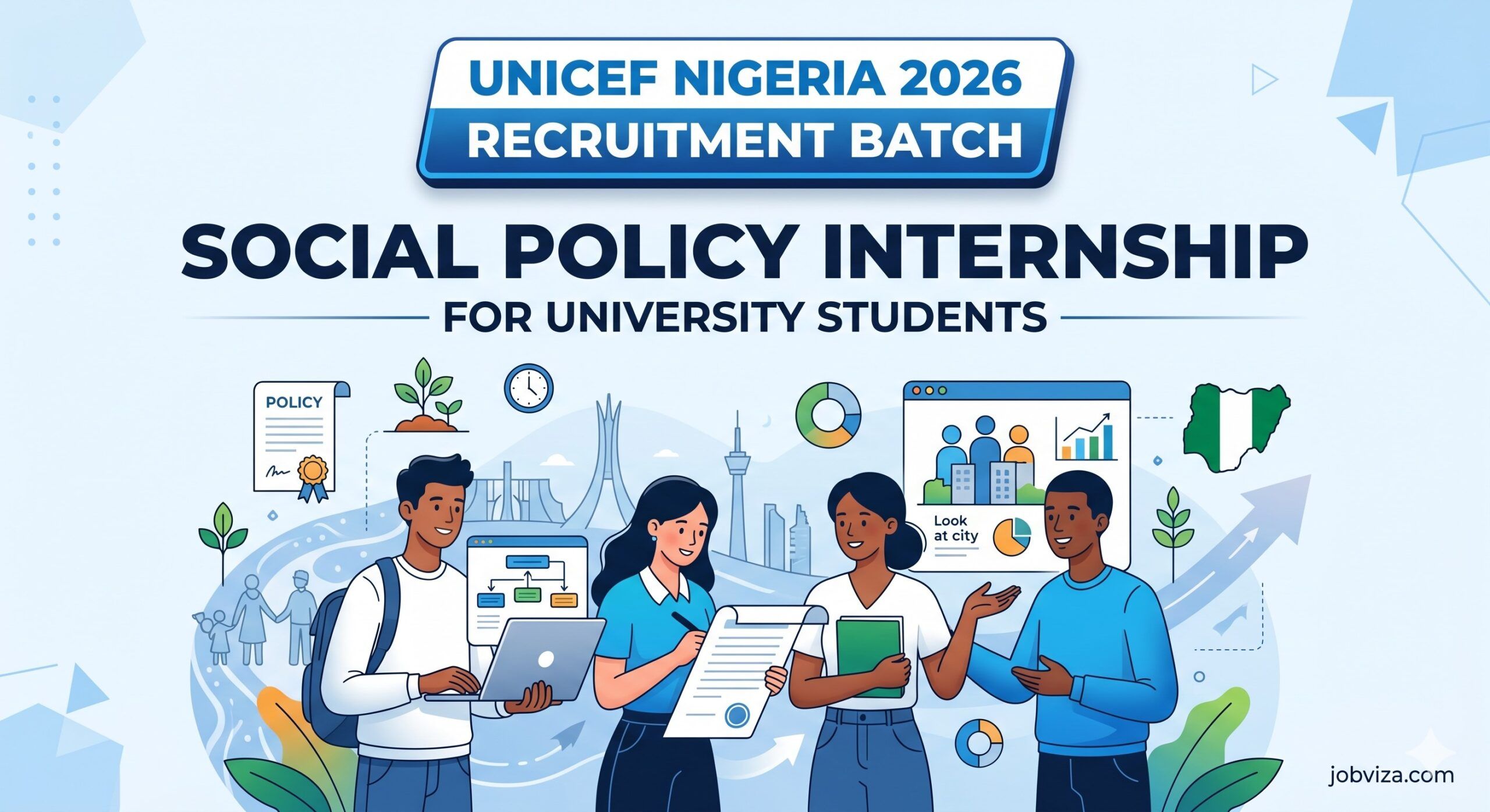 UNICEF Nigeria 2026 Recruitment Batch Social Policy Internship for University Students