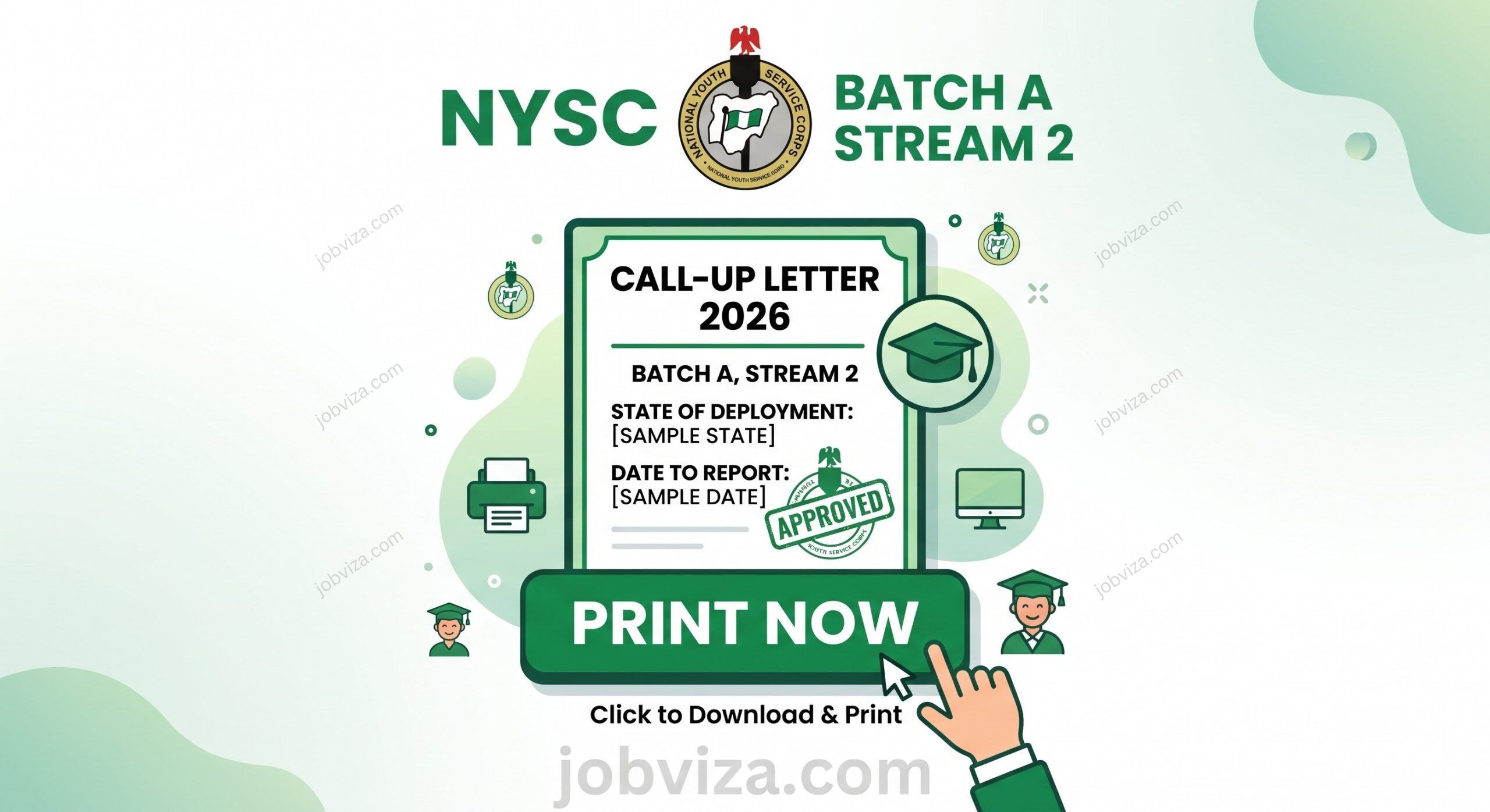 NYSC Batch A Stream 2 Call Up Letter 2026 Print Now
