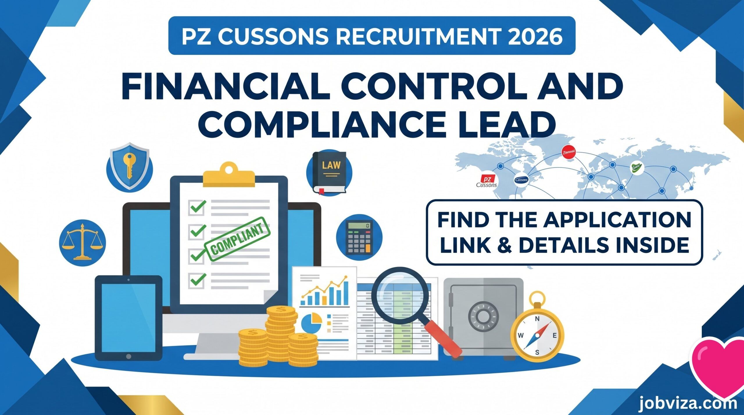 PZ Cussons Recruitment 2026 Financial Control and Compliance Lead Link